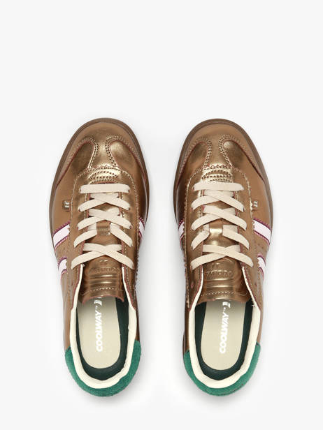 Sneakers Uit Leder Coolway Goud women 7693294 ander zicht 4